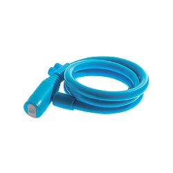Lucchetto spirale WAG bike - 8 x 1500 mm celeste