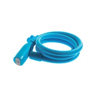 Lucchetto spirale WAG bike - 8 x 1500 mm celeste