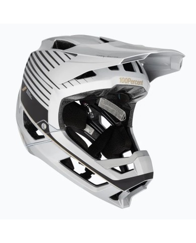 100% Casco Integrale Trajecta Silver