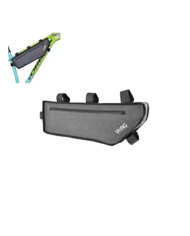 WAG  Borsa Telaio Bikepacking Impermeabile 5L Grigio