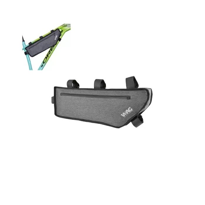 WAG  Borsa Telaio Bikepacking Impermeabile 5L Grigio